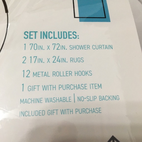 Daisy black & white bath set - Picture 4 of 4